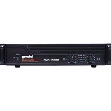 Gemini XGA-2000 Professional Power Amplifier 2000W DJ Disco Sound System PA