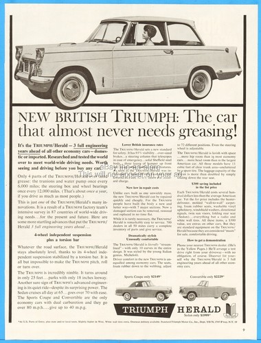1960 triumph herald sports - 1960,
