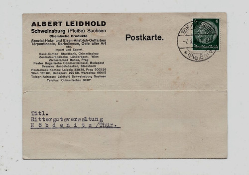 Schweinsburg pleiß 1940 - pleiß,