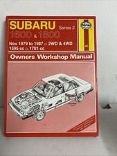 Haynes Workshop Manual Subaru