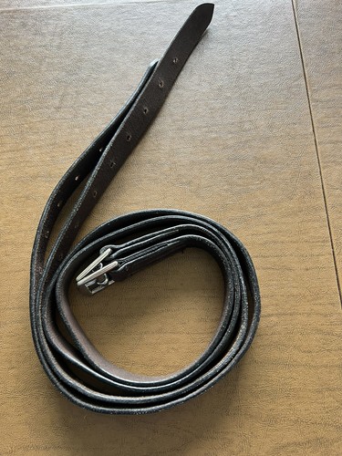 Brown english stirrup leathers - english,