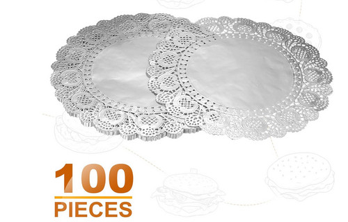 100pcs lace paper doilies - 100pcs,