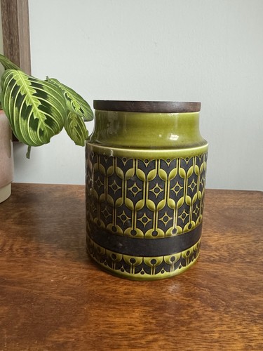 Green glazed hornsea tea - glazed,