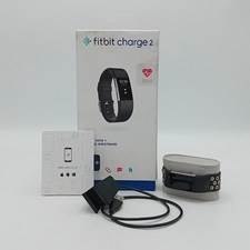 Fitbit Charge 2 Heart Rate and Fitness Monitor Wristband Black FLT29-DM