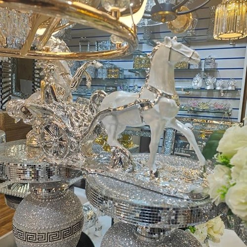 Horse carriage white - horse,