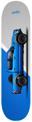 Car art raptor skateboard deck - skateboard,