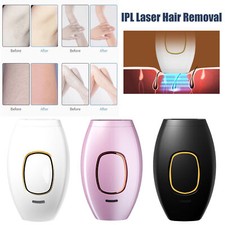 IPL Laser Permanent Hair Removal Device Painless 500,000 Flash Pulse Home Use A