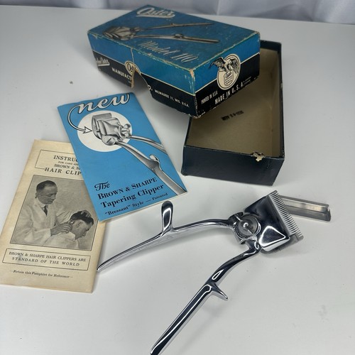 Vintage hand held hair clipper - vintage,