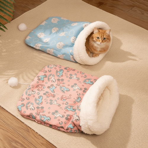 Plush cat sleeping - plush,
