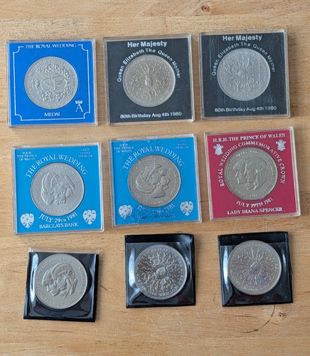 Commemorative crown coins - commemorative,