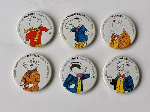 Rupert the bear set - set, 6