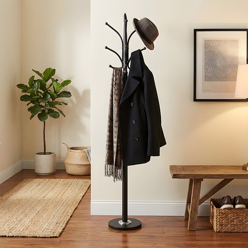 Metal hat coat - hat, stand