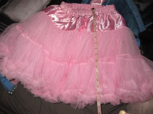 Frilly pink petticoat 28 to - frilly ,