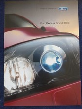 Ford Focus Sport TDCI Brochure