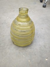 Vintage Amber Glass Beehive