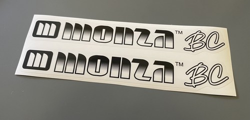 Monza frame decals - decals, black
