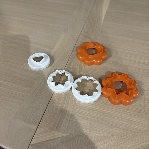 Tupperware cookie cutters - tupperware,