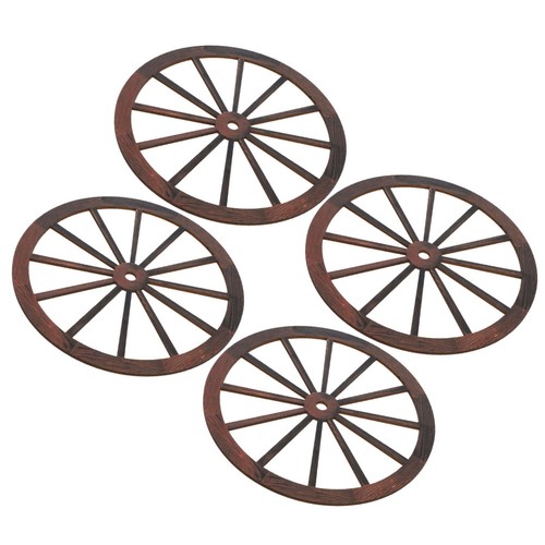 4pcs retro hanging wooden - retro,