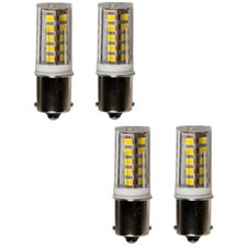 Four BA15s White LED Bulb for