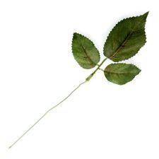Artificial rose leaves on a