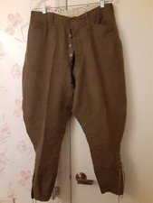 WW1 US AEF Original Wool EM M-1912 semi-breeches 34 waist 