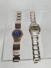 Vintage/Rare Watches X2 Storm Bubble & Fossil Big Tic UNTESTED 