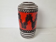 Large Scheurich pottery vase 517-38 fat lava retro vintage