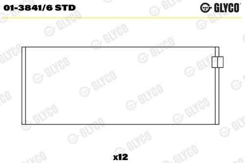 Glyco 3841 std big end - 01-3841/6,