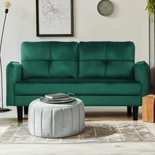 2 Seater Sofa, Modern Velvet