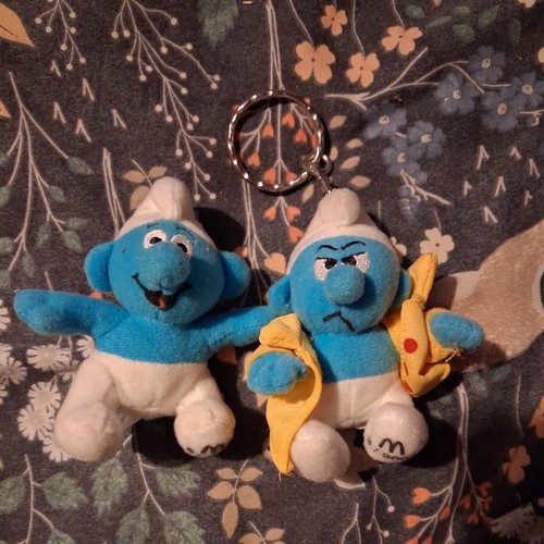 Smurf vintage keyring 2000 - vintage,