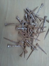 50no. 2 inch Steel Horseshoe Nails, New Old Stock