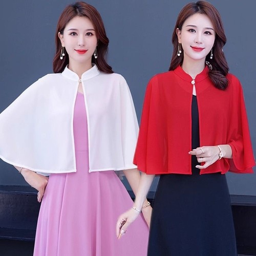 Short bridal cape breathable - short,