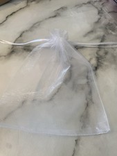 White Organza Net Bags Pack of