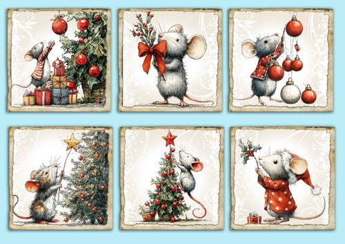 Christmas card toppers - christmas,