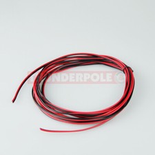 10 Amp Red & Black Speaker  / Power Cable CB Radio Stereo Audio Car Wire 10A 5m