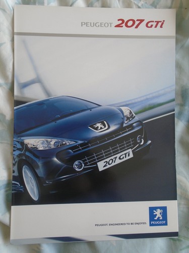 Peugeot 207 gti brochure jun - 207,