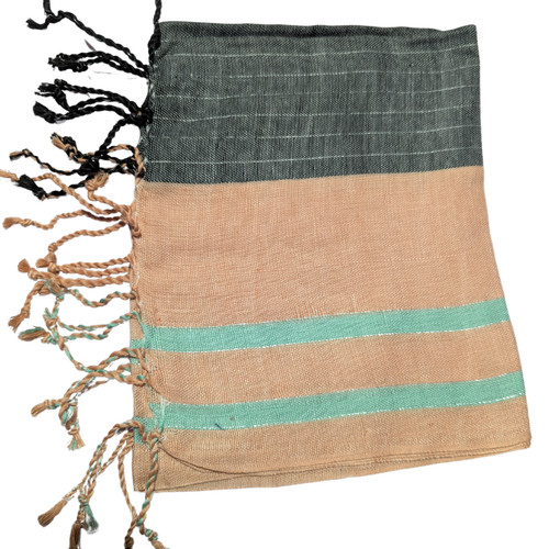 Indian scarf pink brown - indian, pink,