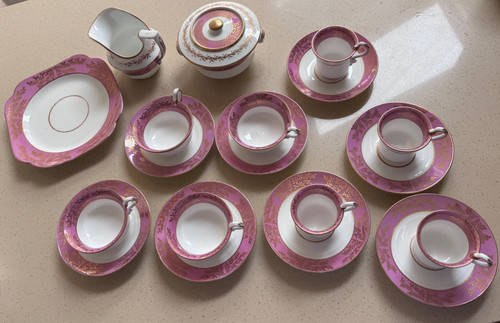 Victorian spode teaset 1893 - victorian,