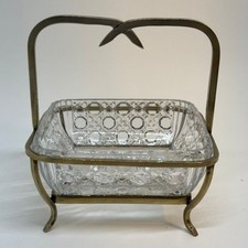 Vintage Brass & Crystal