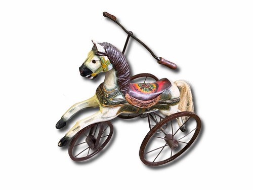 Antique wooden toy - horse, on