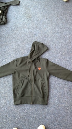 Cdg black hoodie comme - cdg, (comme