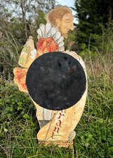 Hand Painted French Restaurant, cafe, food sign and blackboard. Double sided. 