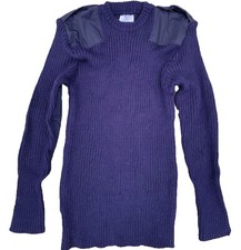 Royal Navy Pullover Jumper Round Neck Dark Blue Military British Army Surplus