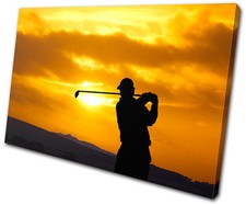 Sports Golf Sunset SINGLE
