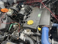 LAND ROVER DEFENDER COMPLETE 2.5 300 TDI ENGINE & GEARBOX CAN HEAR RUNNING