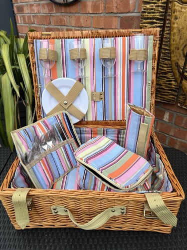 Large wicker picnic - wicker, basket