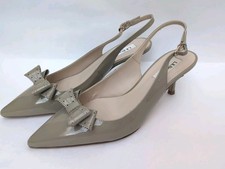 L.K. Bennett Taupe Nude Patent