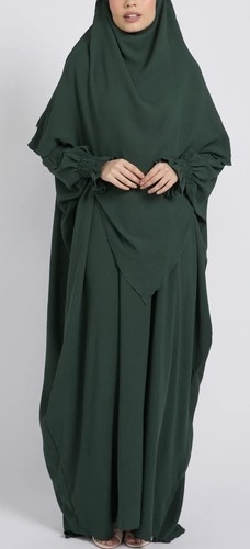 Abaya with khimar set - with,