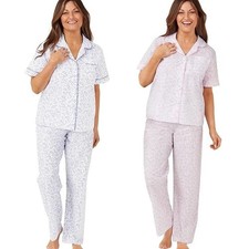 Ladies Polycotton Swirl Leaf