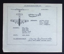 Original WWII Aircraft Recognition Drawing – Consolidated Model 29 PB2Y Coronado